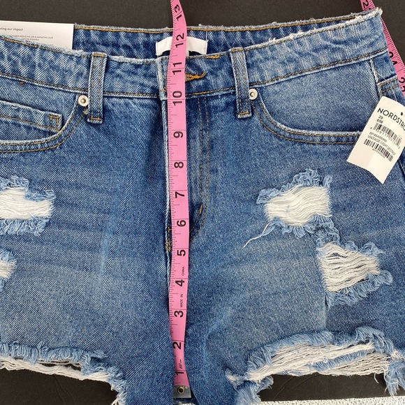 BoHo Denim Shorts BP 'Vintage Light Destroy' New Size 29 - Picture 8 of 10